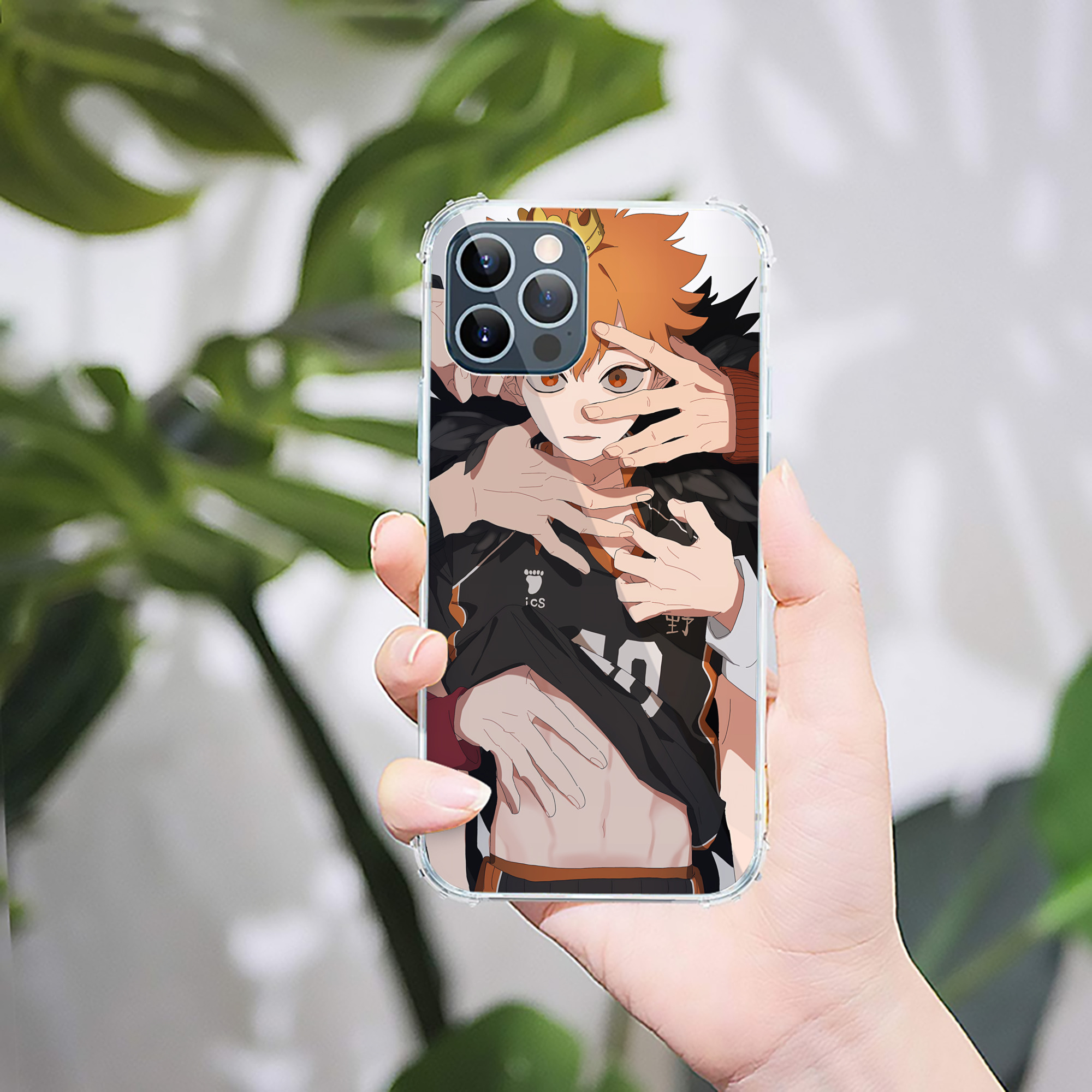 （画像用） ハイキュー!! Haikyu!! 【iPhone 12シリーズ対応】透明スマホケース（クリアソフトケース）